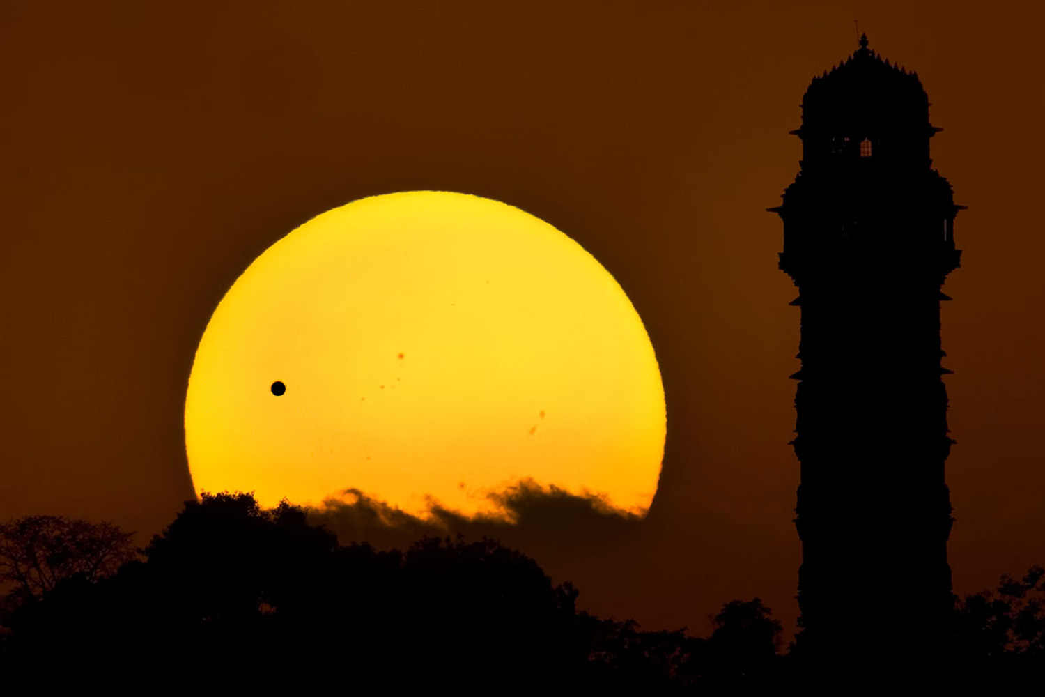 2012 금성 태양면 통과 인도 치토르가르