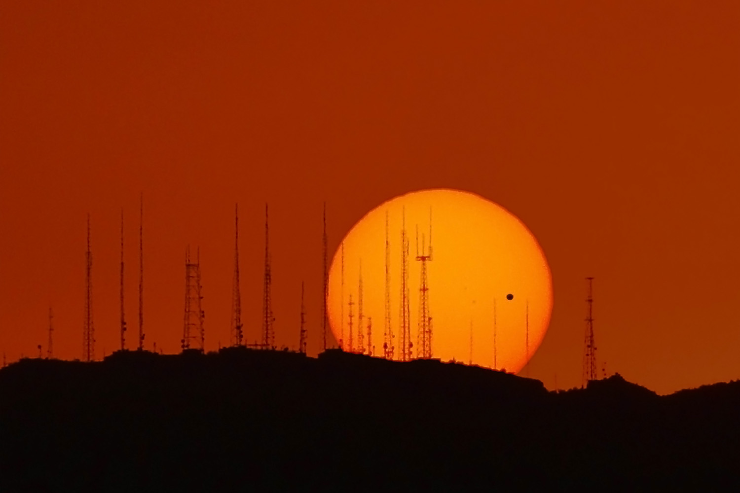 2012 금성 태양면 통과 애리조나주 피닉스(금성 보정)